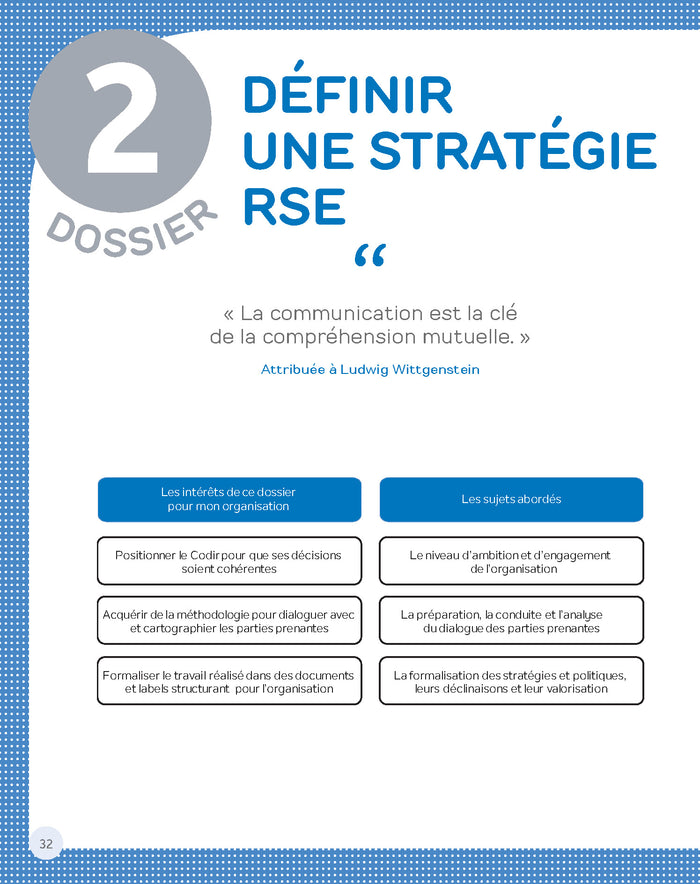 La boîte à outils de la RSE
