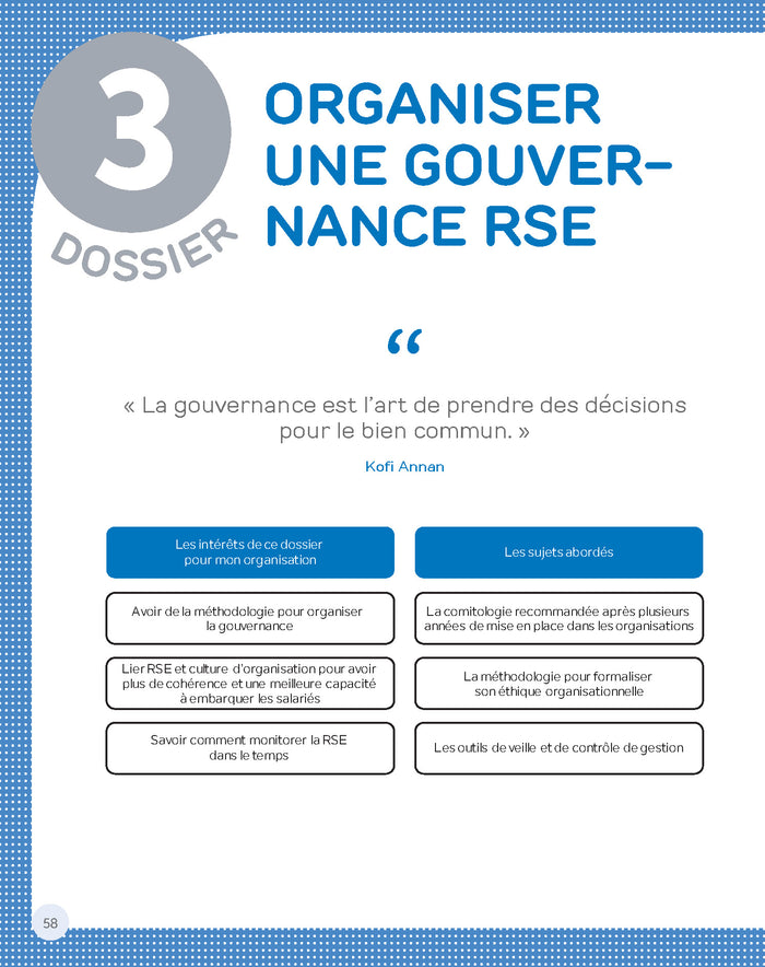 La boîte à outils de la RSE - 3e éd.