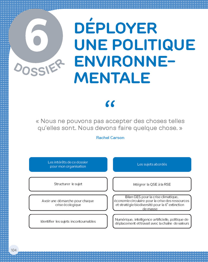 La boîte à outils de la RSE