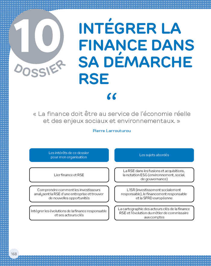 La boîte à outils de la RSE