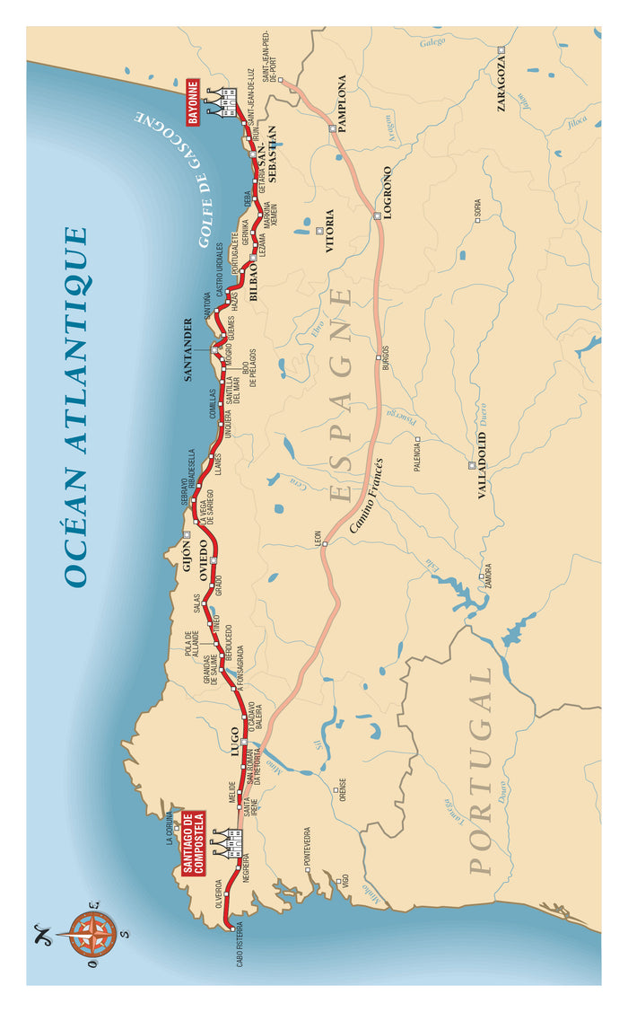 Compostelle Chemin Côtier - Camino del Norte