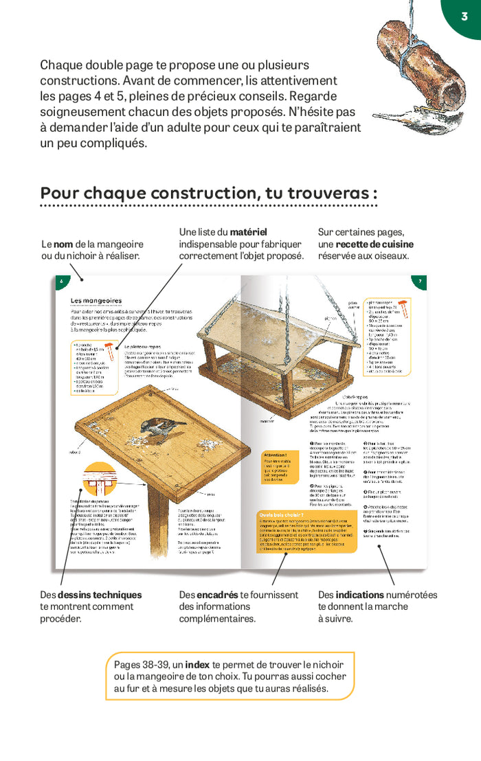 Nichoirs et mangeoires