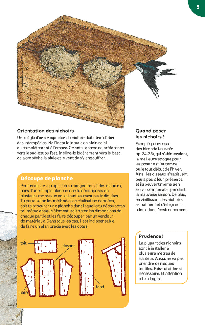 Nichoirs et mangeoires