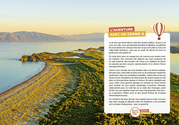 Albanie guide Petaouchnok