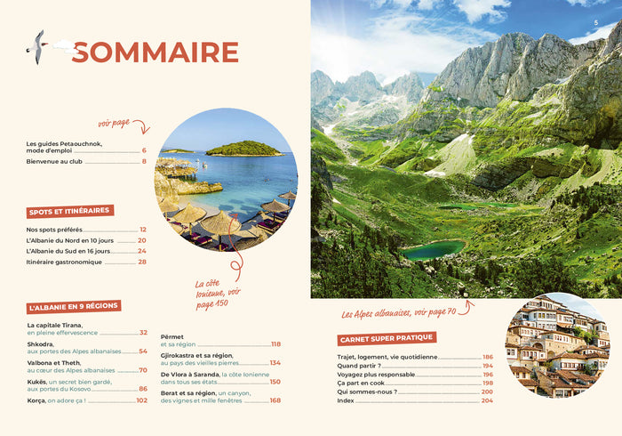 Albanie guide Petaouchnok