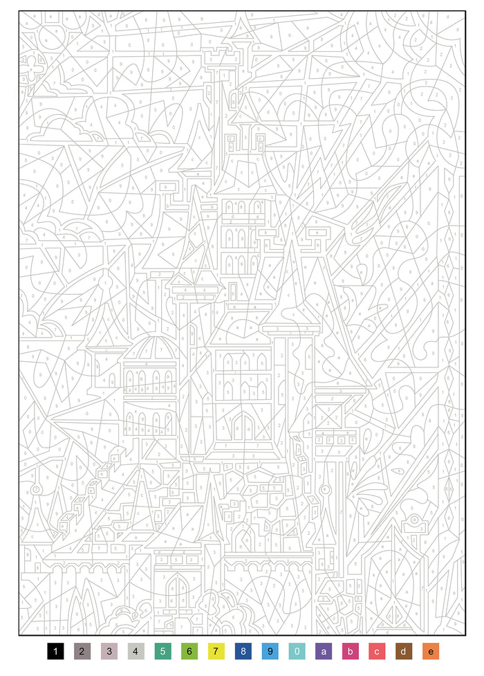 Coloriages mystères Spécial film - La Belle et la Bête