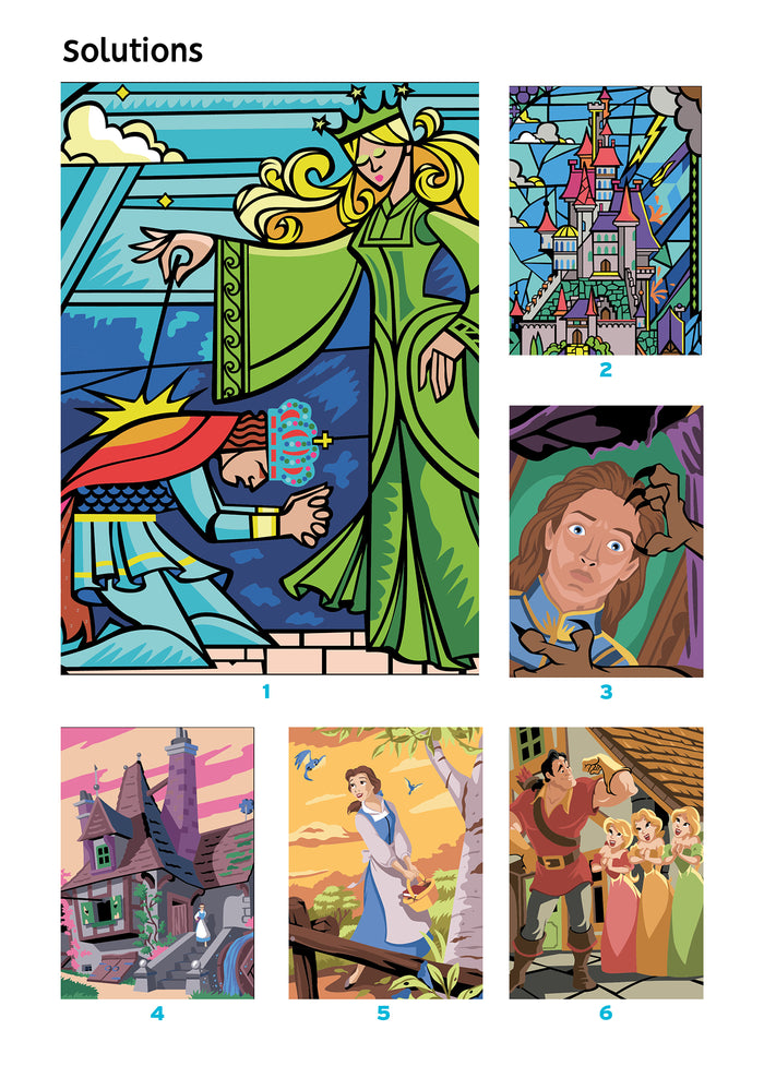 Coloriages mystères Spécial film - La Belle et la Bête