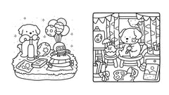 Adorable petit monde - Coco wyo - Livre de coloriage Cozy cuties - Cosy colo