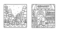 Adorable petit monde - Coco wyo - Livre de coloriage Cozy cuties - Cosy colo