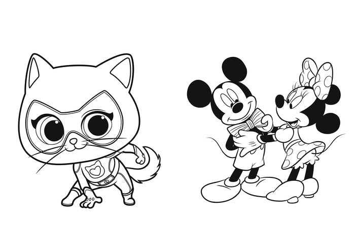 DISNEY JUNIOR - Mes Coloriages avec stickers