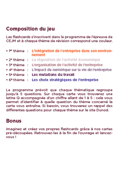 La CEJM en 140 flashcards