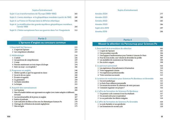 Tremplin Concours Sciences Po Tout-en-un 2025