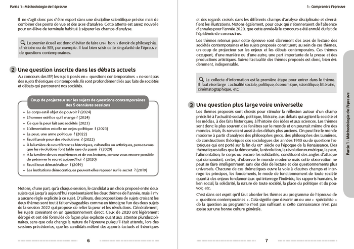 Tremplin Concours IEP Questions contemporaines 2025