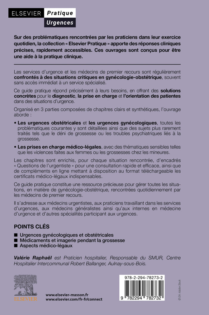 Gynécologie et obstétrique en médecine d'urgence