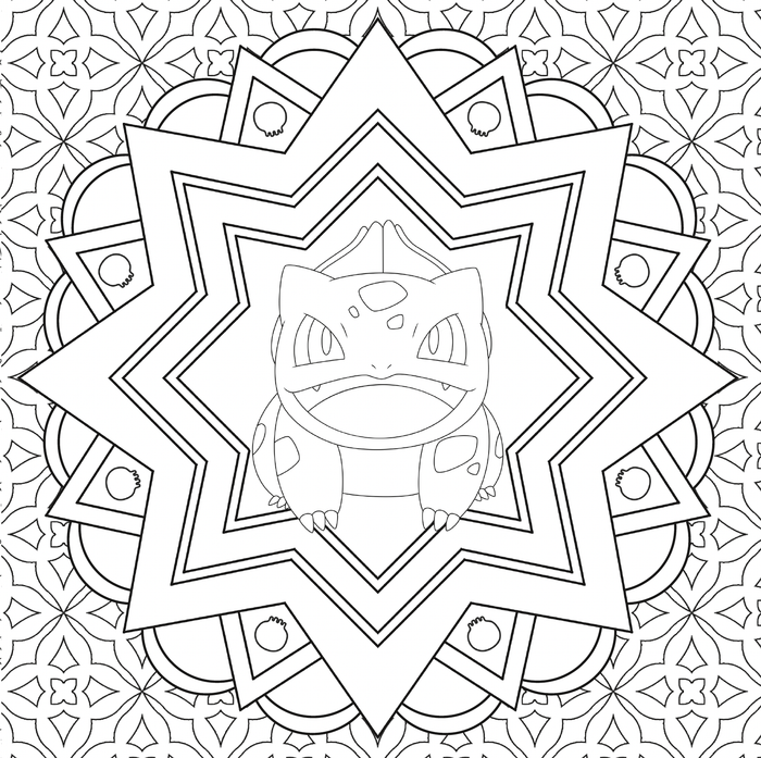 Pokémon - Mes colos mandalas