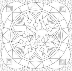 Pokémon - Mes colos mandalas