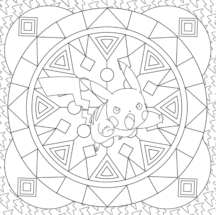 Pokémon - Mes colos mandalas