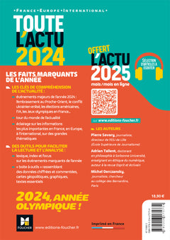 Toute l'actu 2024 - Sujets et chiffres clés de l'actualité - 2025 mois par mois