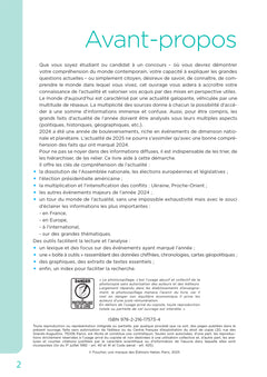 Toute l'actu 2024 - Sujets et chiffres clés de l'actualité - 2025 mois par mois