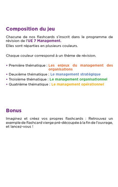DCG 7 - Management - révisez en 180 flashcards !