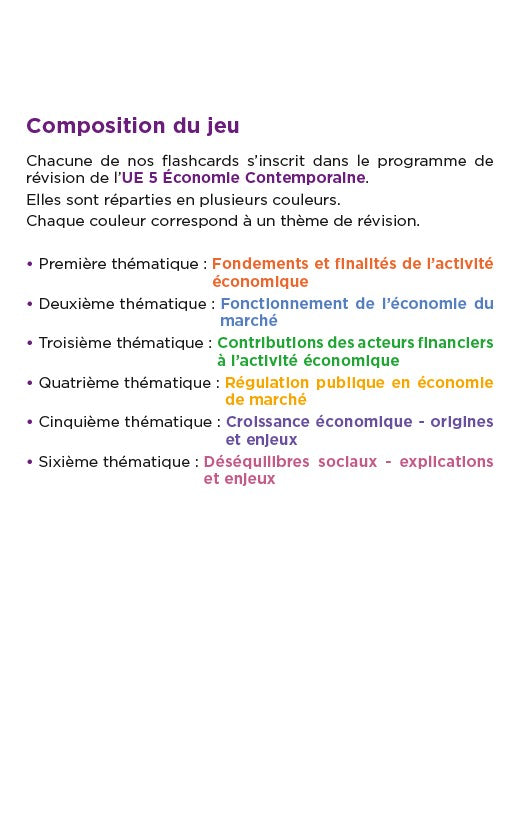 DCG 5 - Économie contemporaine - révisez en 180 flashcards !