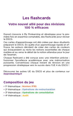DSCG 4 - Comptabilité et audit - révisez en 132 flashcards !