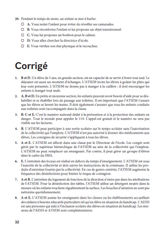 Concours ATSEM/ASEM - Annales corrigées - 2025-2026