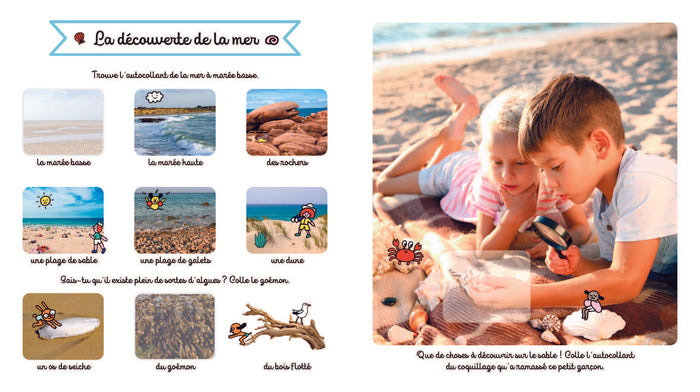 Mon imagier autocollants - La Mer