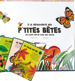 À la découverte des p'tites bêtes - Un livre pop-up