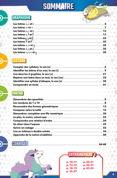 Cahier de vacances 2026 Pokémon - Les incollables -Grande Section au CP - 5/6 ans