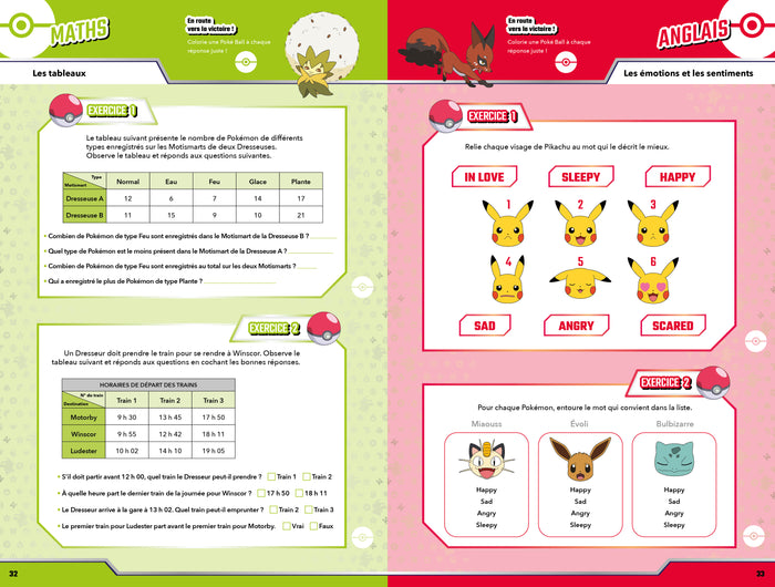 Cahier de vacances 2025 Pokémon - Les incollables