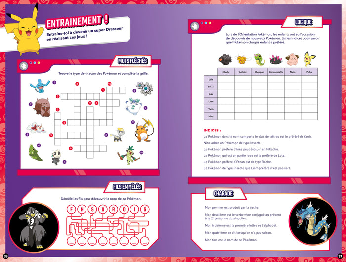 Cahier de vacances 2025 Pokémon - Les incollables