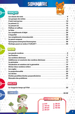 Cahier de vacances Pokémon 2025 - Du CM1 au CM2