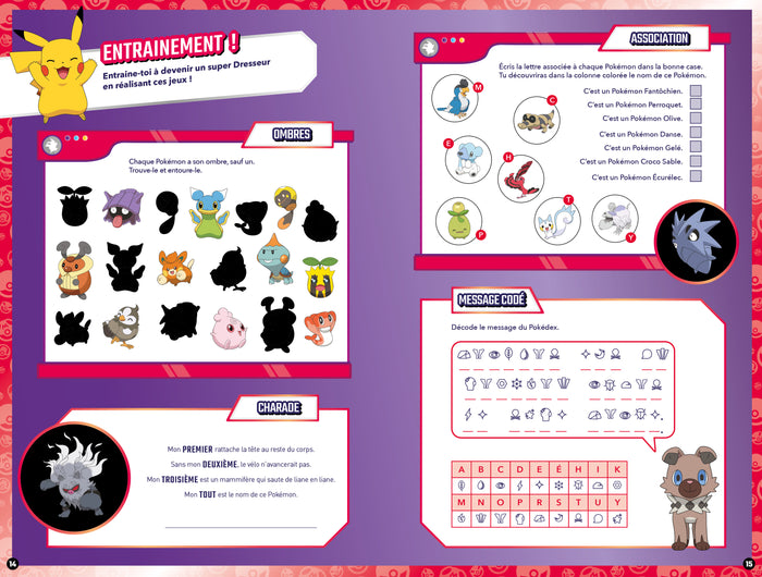 Cahier de vacances Pokémon 2025 - Du CM1 au CM2