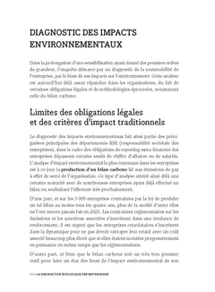 La redirection écologique des entreprises