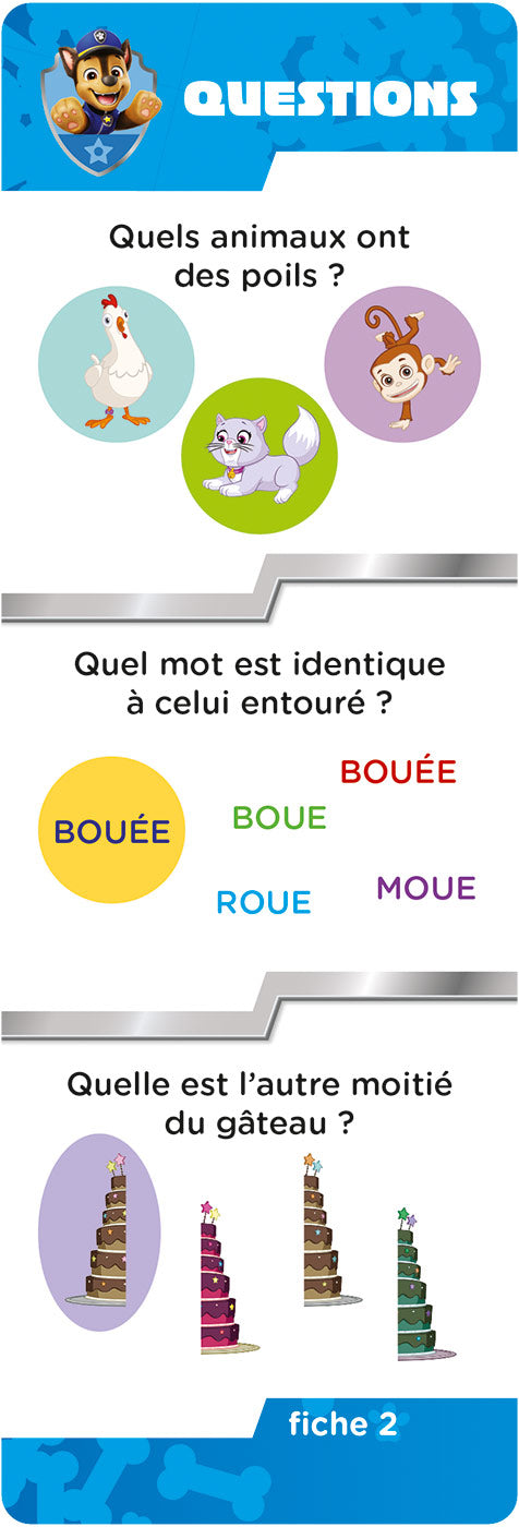 Les incollables - Mon année de Petite Section avec la Pat' Patrouille