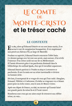 Escape game adultes - Le comte de Monte-Cristo et le trésor caché