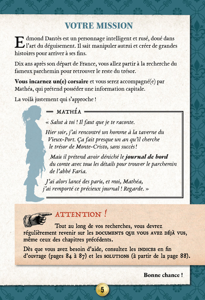 Escape game adultes - Le comte de Monte-Cristo et le trésor caché