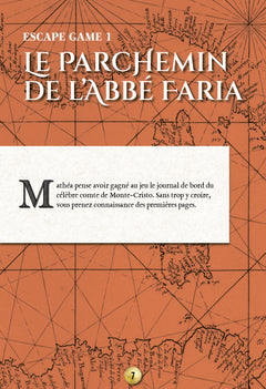 Escape game adultes - Le comte de Monte-Cristo et le trésor caché