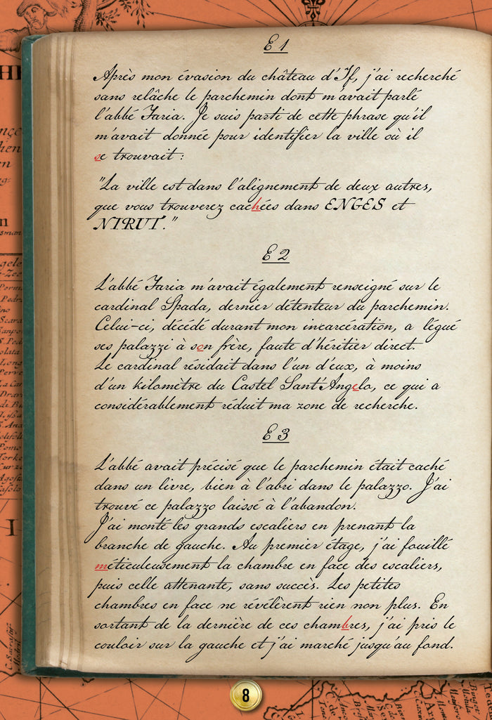 Escape game adultes - Le comte de Monte-Cristo et le trésor caché