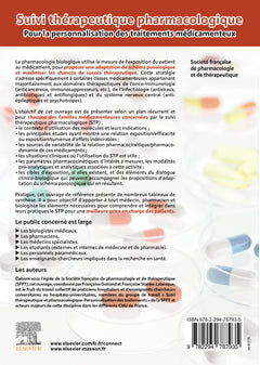Suivi thérapeutique pharmacologique