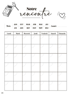 Mon carnet d'amoureux