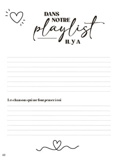 Mon carnet d'amoureux