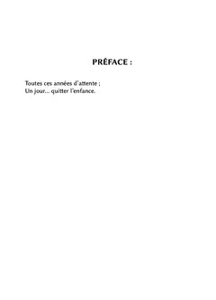 Un jour quitter l'enfance