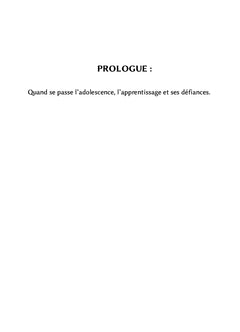 Un jour quitter l'enfance