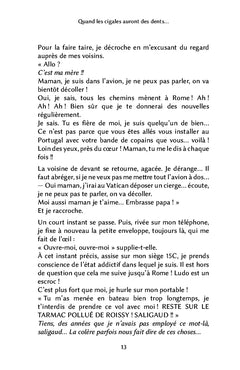 Quand les cigales auront des dents...