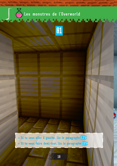 Escape game Minecraft - Gare aux monstres de l'overworld