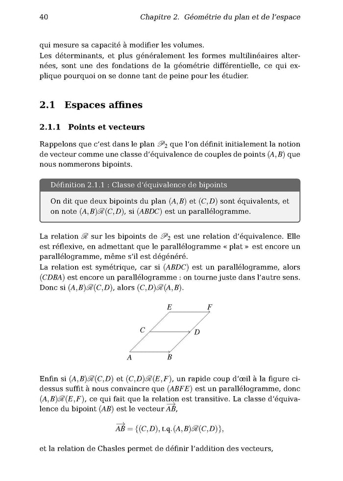 Mathématiques pour la modélisation