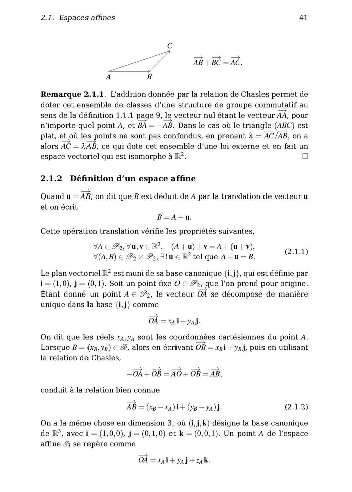 Mathématiques pour la modélisation