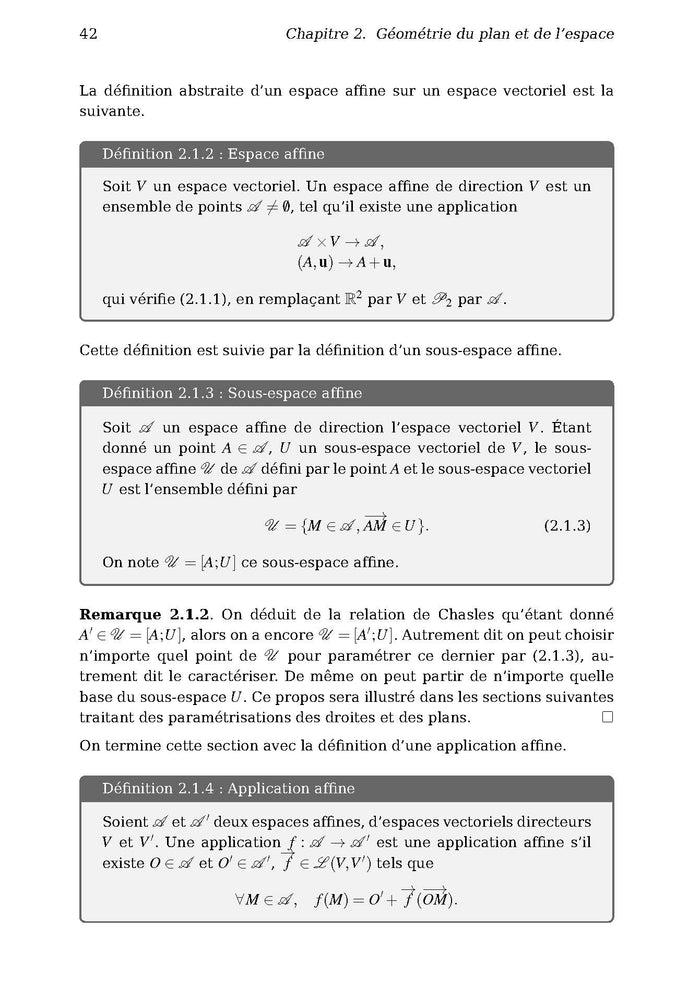 Mathématiques pour la modélisation